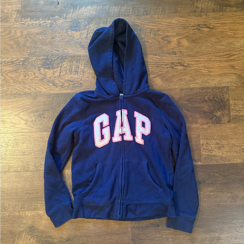 Girls zip up GAP hoodie jacket